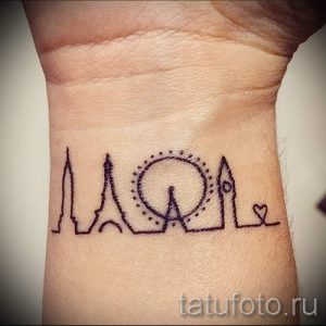 простые тату узоры - фото готовой татуировки 02092016 1330 tatufoto.ru