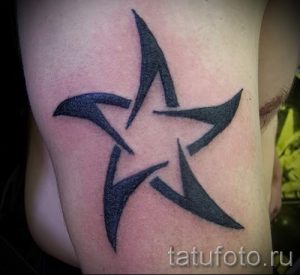 простые тату узоры - фото готовой татуировки 02092016 4333 tatufoto.ru