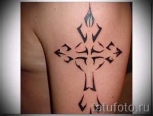 простые тату узоры - фото готовой татуировки 02092016 6335 tatufoto.ru