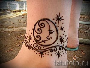 простые тату хной - фото пример готовой татуировки 02092016 7342 tatufoto.ru