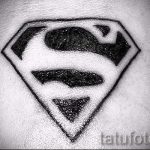 простые тату черно белые - фото готовой татуировки 02092016 2360 tatufoto.ru
