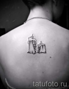 простые тату черно белые - фото готовой татуировки 02092016 4362 tatufoto.ru