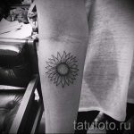простые тату черно белые - фото готовой татуировки 02092016 5363 tatufoto.ru
