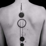 простые тату черно белые - фото готовой татуировки 02092016 6364 tatufoto.ru