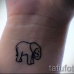 простые татуировки для девушек - фото готовой татуировки 02092016 5371 tatufoto.ru