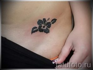 простые татуировки для девушек - фото готовой татуировки 02092016 7373 tatufoto.ru