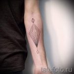 простые черные тату - фото готовой татуировки 02092016 4402 tatufoto.ru