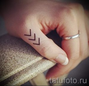 самые простые тату - фото пример готовой татуировки 02092016 9420 tatufoto.ru
