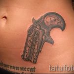 тату в виде пистолета - фото готовой татуировки 01092016 2071 tatufoto.ru