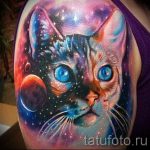 тату в стиле космос - фото готовой татуировки 2040 tatufoto.ru