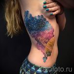 тату космос геометрия - фото готовой татуировки 4114 tatufoto.ru