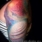 тату космос рукав - фото готовой татуировки 27167 tatufoto.ru