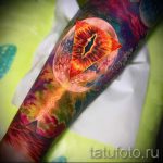 тату космос - фото готовой татуировки 20064 tatufoto.ru