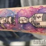 тату космос - фото готовой татуировки 3048 tatufoto.ru