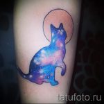тату космос - фото готовой татуировки 31075 tatufoto.ru