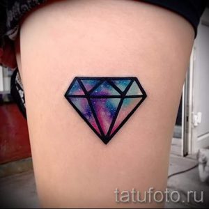 тату космос - фото готовой татуировки 34078 tatufoto.ru