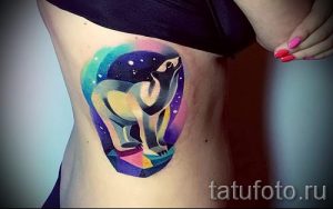 тату космос - фото готовой татуировки 40084 tatufoto.ru
