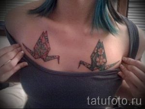 tatu-lebed-origami-foto-primer-gotovoj-tatuirovki-13130-tatufoto-ru