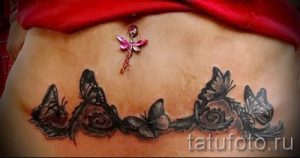 тату на аппендиците - фото пример готовой татуировки 01092016 4011 tatufoto.ru