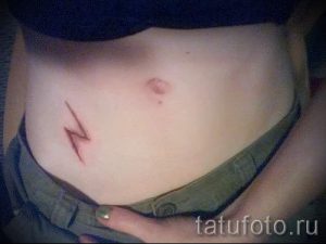 тату на месте аппендицита - фото пример готовой татуировки 01092016 1012 tatufoto.ru