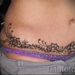 тату на шраме от аппендицита - фото пример готовой татуировки 01092016 12027 tatufoto.ru