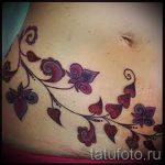 тату на шраме от аппендицита - фото пример готовой татуировки 01092016 14029 tatufoto.ru