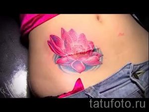 тату на шраме от аппендицита - фото пример готовой татуировки 01092016 6022 tatufoto.ru
