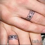тату обручальные кольца фото - варианты татуировок вместо обручальных колец 1