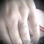 тату обручальные кольца фото - варианты татуировок вместо обручальных колец 211