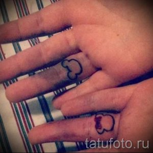 тату обручальные кольца фото - варианты татуировок вместо обручальных колец 72