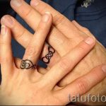 тату обручальные кольца фото - варианты татуировок вместо обручальных колец 75