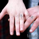 тату обручальные кольца фото - варианты татуировок вместо обручальных колец 82