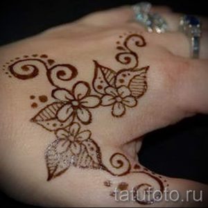 тату хной простые рисунки - фото готовой татуировки 02092016 1432 tatufoto.ru