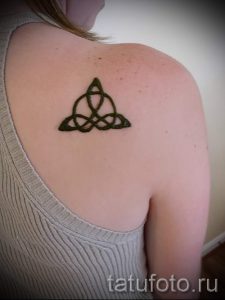 тату хной простые рисунки - фото готовой татуировки 02092016 2433 tatufoto.ru