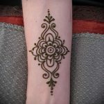 тату хной простые рисунки - фото готовой татуировки 02092016 3434 tatufoto.ru
