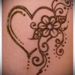 тату хной простые рисунки - фото готовой татуировки 02092016 5436 tatufoto.ru