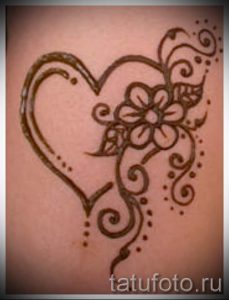 тату хной простые рисунки - фото готовой татуировки 02092016 5436 tatufoto.ru