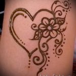 тату хной простые рисунки - фото готовой татуировки 02092016 8439 tatufoto.ru