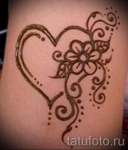 тату хной простые рисунки - фото готовой татуировки 02092016 8439 tatufoto.ru