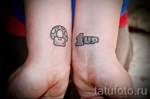 смешное тату из игры марио
