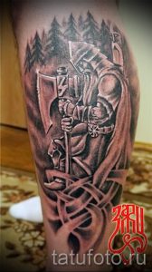 фото тату свастики славянские обереги - фото готовой татуировки от 02092016 7057 tatufoto.ru