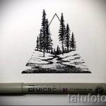 Эскиз для татуировки с треугольником - интересный вариант - tatufoto.ru - 25