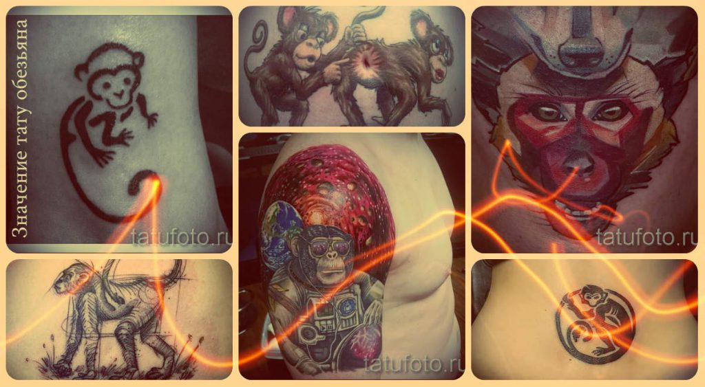 Значение тату обезьяна - все про смысл и фотографии удачных татуировок