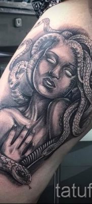Медуза Горгона тату — фото пример для статьи про значение татуировки 15