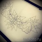 Пример эскиза для тату на пояснице - вариант - tatufoto.ru - 81
