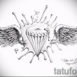 Пример эскиза для татуировки бриллиант - вариант - tatufoto.ru 14