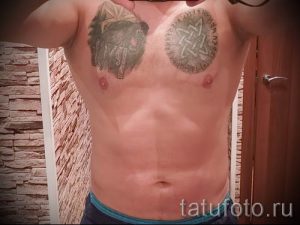 Тату Квадрат Сварога - фото для статьи про значение татуировки - tatufoto.ru - 1