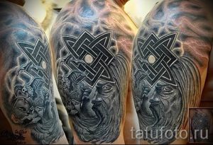 Тату Квадрат Сварога - фото для статьи про значение татуировки - tatufoto.ru - 4