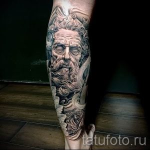 Тату Посейдон - фото для статьи про значение татуировки Посейдон - tatufoto.ru - 6