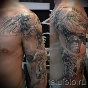 Тату Посейдон - фото для статьи про значение татуировки Посейдон - tatufoto.ru - 9